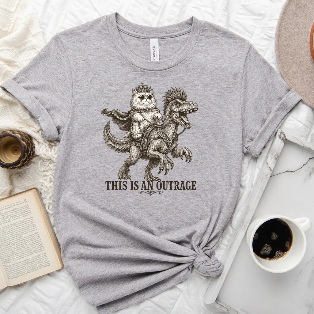 Princess Donut and Mongo Unisex Tee in Athletic Heather