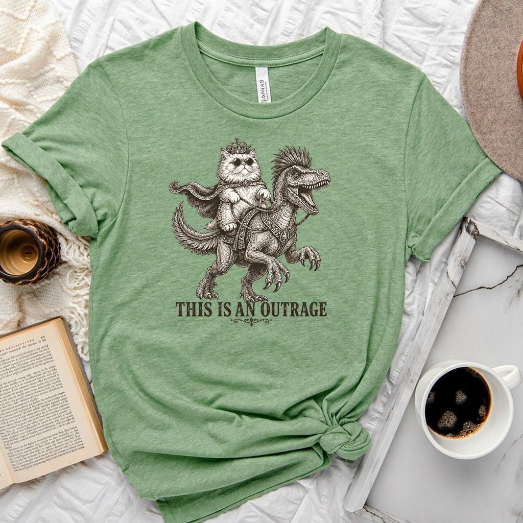 Princess Donut and Mongo Unisex Tee in Heather Prism Mint