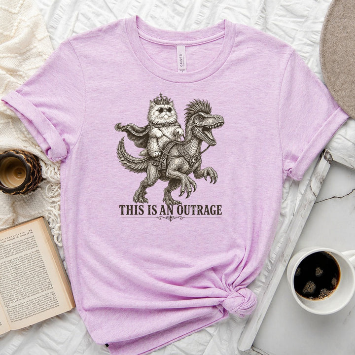 Princess Donut and Mongo Unisex Tee in Heather Prism Lilac