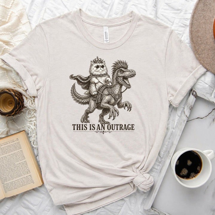 Princess Donut and Mongo Unisex Tee in Vintage White