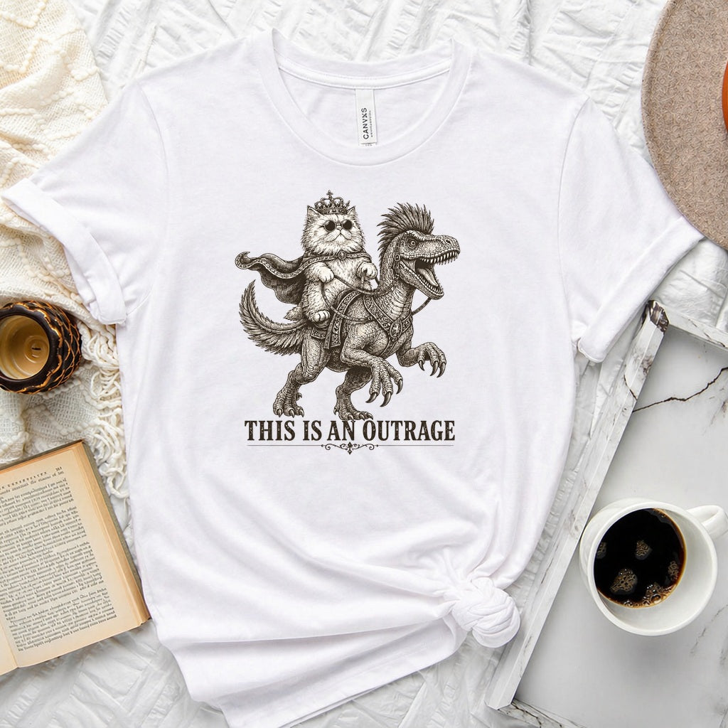 Princess Donut and Mongo Unisex Tee in White